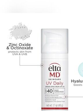 Elta MD Skincare UV Daily Broad Spectrum SPF 40 Face Sunscreen 1.7 oz